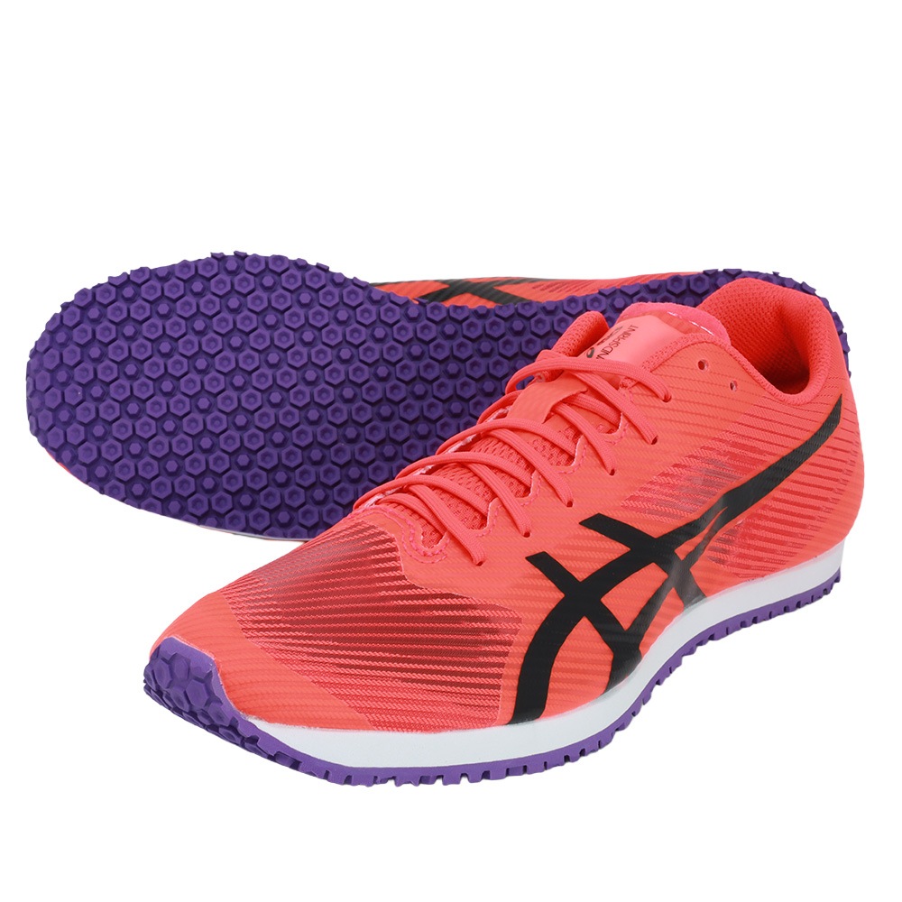 トレーニングシューズ　アシックス　ウィンドスプリント3　レッド24.0cm 美品 アシックス（ASICS）（メンズ、レディース）ランニングシューズ