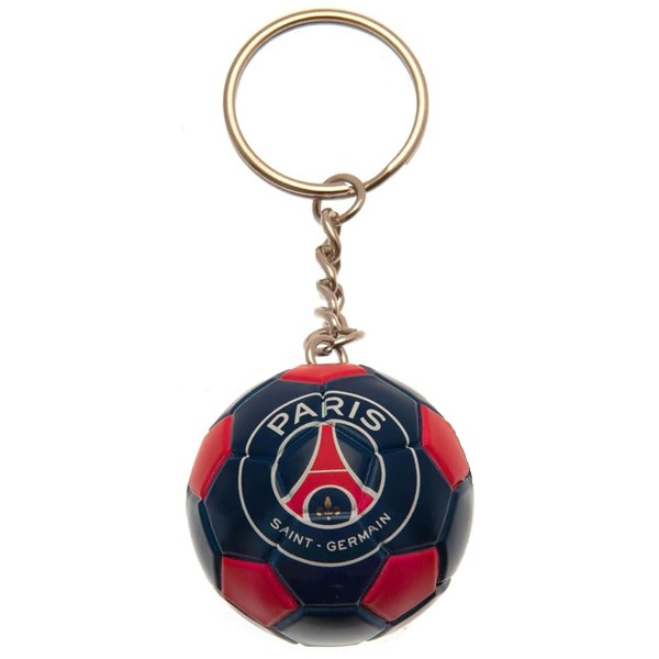 パリサンジェルマン オフィシャル  ボール型キーリング PSG_FOOTBALL_KEYRING 直径35mm サポーターグッズ キーホルダー ネイビー