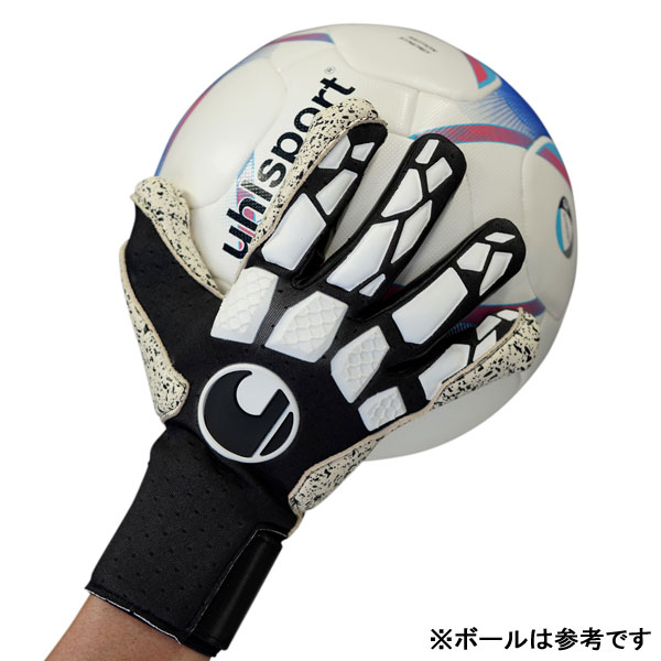 ウールシュポルト uhlsport ハイパーアクト スーパーグリップ+ ハーフネガティブ 1011232-02 サッカー キーパーグローブ GKグローブ ブラック ホワイト