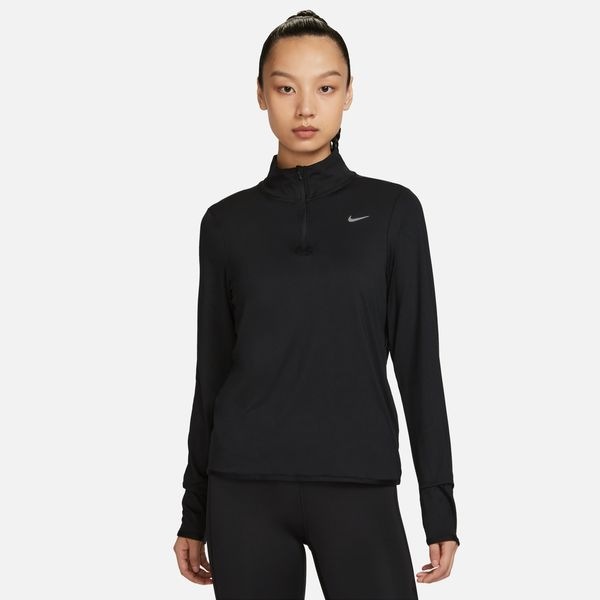 ナイキ NIKE ウィメンズ スイフト エレメント DF UV ハーフジップ L/S トップ FB4317-010