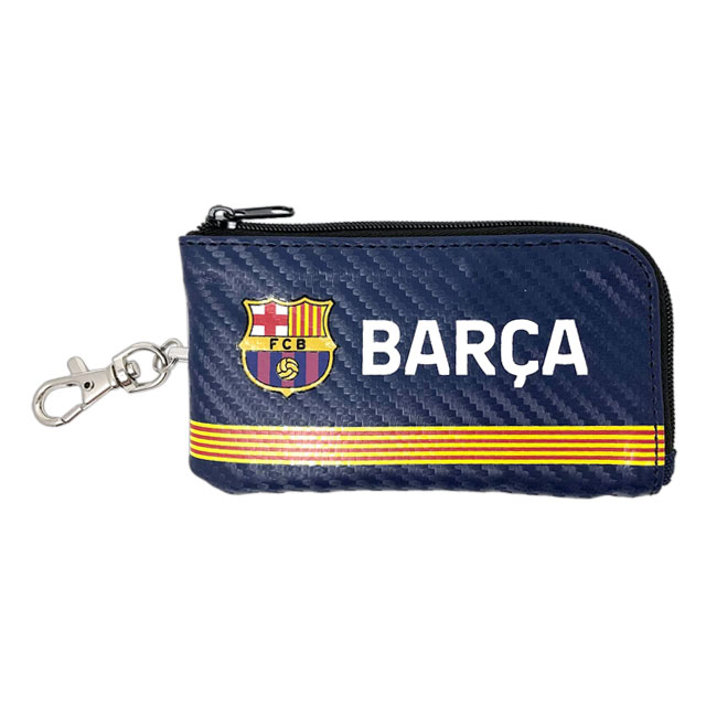 FCバルセロナ リール付き キーケース カギ収納 FCB-121 リーガエスパニョーラ 海外クラブチーム サポーターグッズ アクセサリー