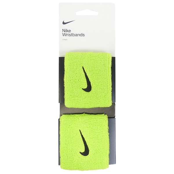 Nike リストバンド BN2094 蛍光グリーン 15セット NIKE 全11色 ナイキ リストバンド 2個入り スウッシュ ダブル