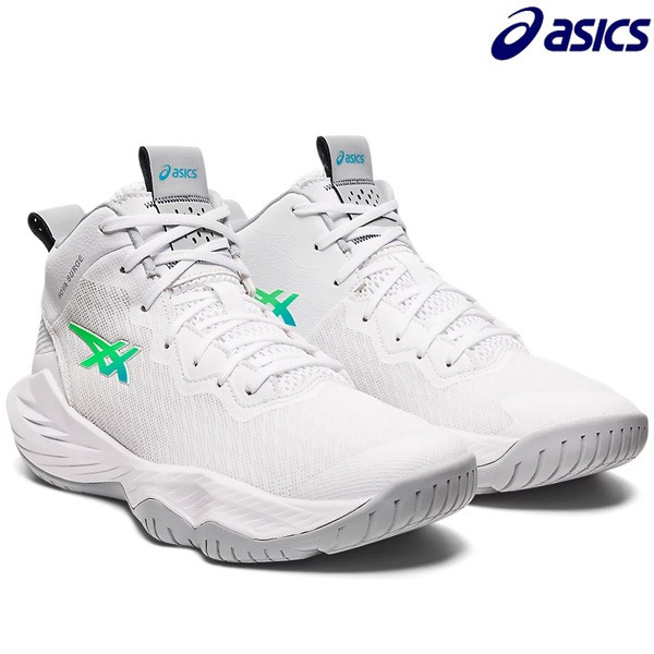 アシックス asics ジュニア バスケ ミニバス シューズ NOVA SURGE GS 1064A014-102 バスケットボール 子供 ホワイト