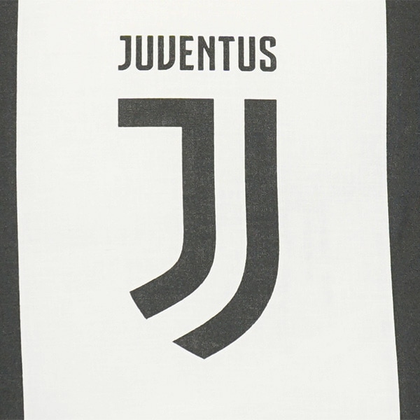 ユベントス オフィシャル JUVE クッション JU.121 サポーターグッズ インテリア ホワイト×ブラック