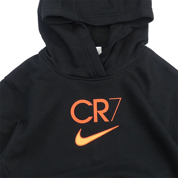 【ジュニア】 ナイキ NIKE YTH CR7 クラブ フリース パーカー FJ6173-010 プルオーバー フーディ ブラック 子供用