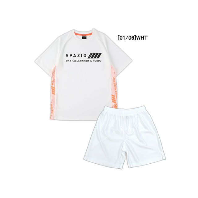 【上下セット ジュニア】 スパッツィオ フタバスポーツ 半袖 プラシャツ サッカーパンツ GE0698 TF016J プラクティスシャツ ショートパンツ セット 子供用