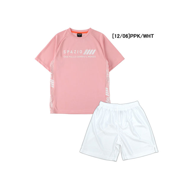 【上下セット ジュニア】 スパッツィオ フタバスポーツ 半袖 プラシャツ サッカーパンツ GE0698 TF016J プラクティスシャツ ショートパンツ セット 子供用