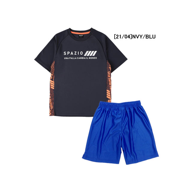 【上下セット ジュニア】 スパッツィオ フタバスポーツ 半袖 プラシャツ サッカーパンツ GE0698 TF016J プラクティスシャツ ショートパンツ セット 子供用