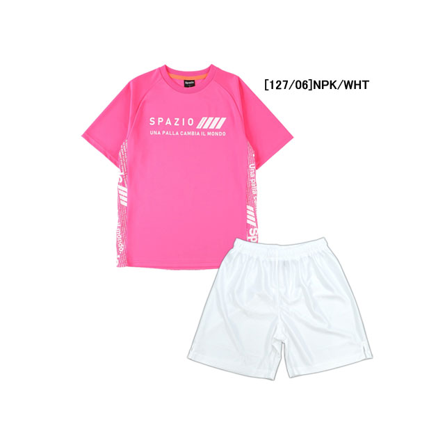 【上下セット ジュニア】 スパッツィオ フタバスポーツ 半袖 プラシャツ サッカーパンツ GE0698 TF016J プラクティスシャツ ショートパンツ セット 子供用