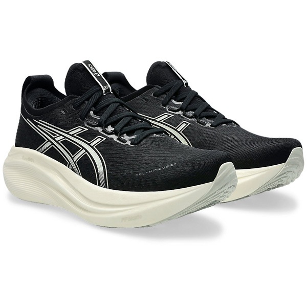 アシックス asics メンズ ランニングシューズ GEL-NIMBUS 27 ゲルニンバス 27 EXTRA WIDE 1011B957-002 マラソン ジョギング 厚底 ブラック