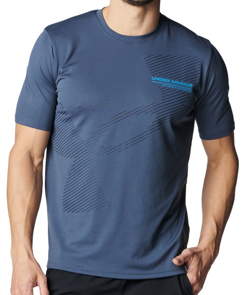 【ネコポス送料無料】アンダーアーマー UNDER ARMOUR メンズ Tシャツ XL LOGO 25SS UAテック エクストララージロゴ ショートスリーブ Tシャツ 6003948 半袖