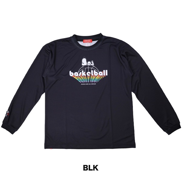 オンザコート On the court バスケットボール スヌーピー 昇華ロングTシャツ PNU-6582 プラシャツ ユニセックス
