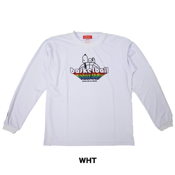オンザコート On the court バスケットボール スヌーピー 昇華ロングTシャツ PNU-6582 プラシャツ ユニセックス