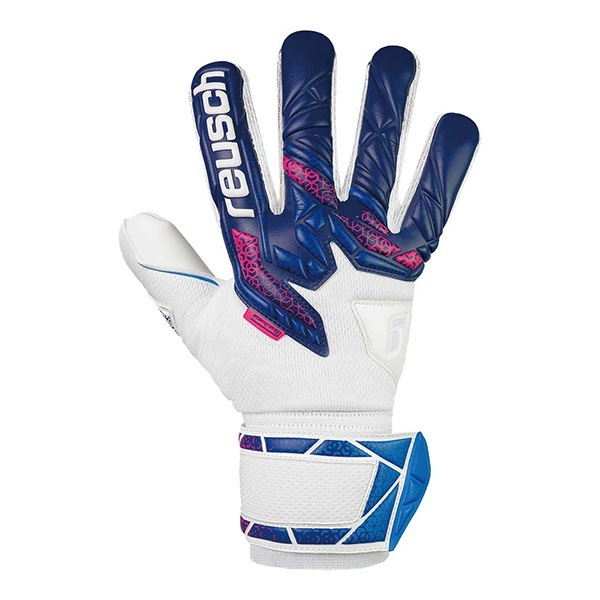 ロイシュ reusch アトラクト リグリップ NC 5560535-4310 キーパーグローブ GKグローブ ゴールキーパー ブルー ピンク ホワイト