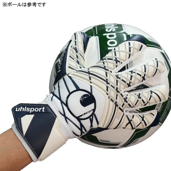 ウールシュポルト uhlsport スーパーソフト ハーフネガティブ 1011367-01 サッカー キーパーグローブ GKグローブ ゴールキーパー ホワイト