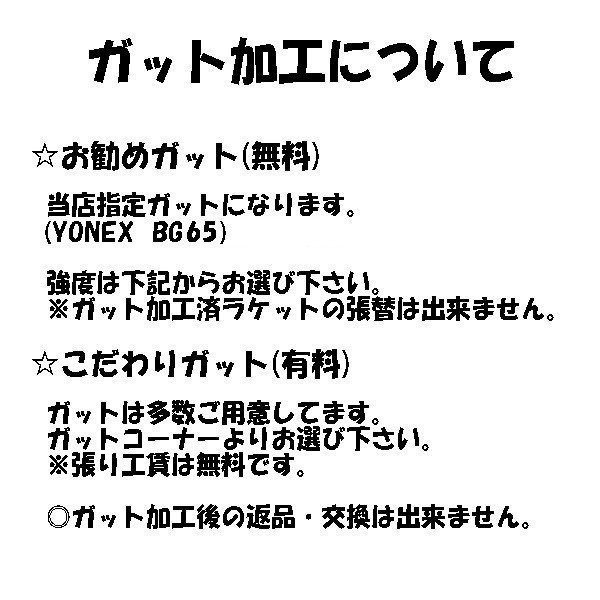 ガット張り＆マーク加工無料！ ヨネックス YONEX ナノフレア200