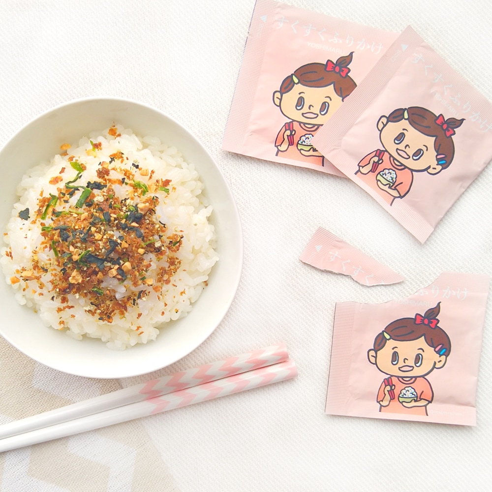 YOSHIMARU すくすくふりかけ 鯖といわしと焙煎大豆 3個 | こども向け