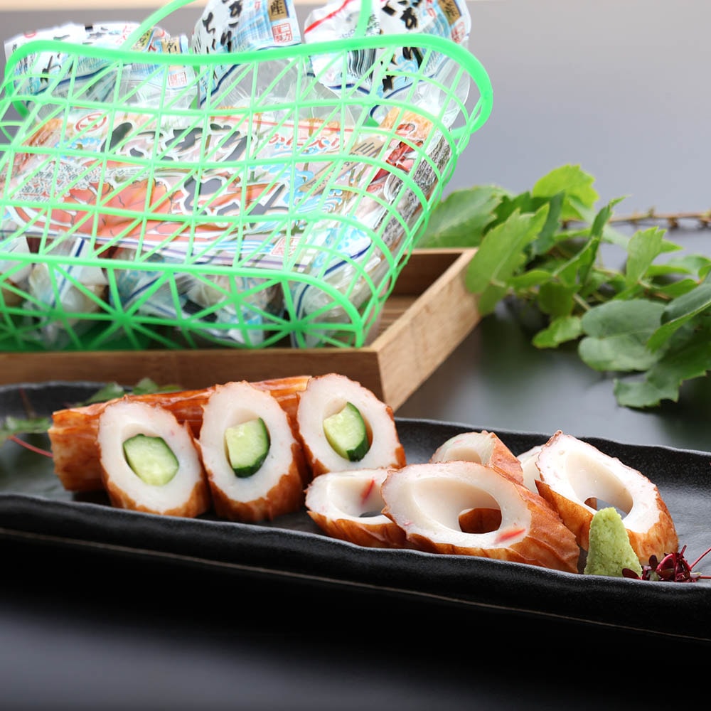 にぎりちくわ1カゴ5本入 | ちくわ | 二方蒲鉾公式サイト かまぼこ