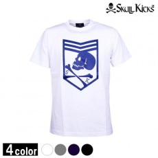 SKULLKICKS/スカルキックス EMBREM SKULL TEE/Tシャツ 【SK16SS009】|Ｔシャツ|CATEGORY