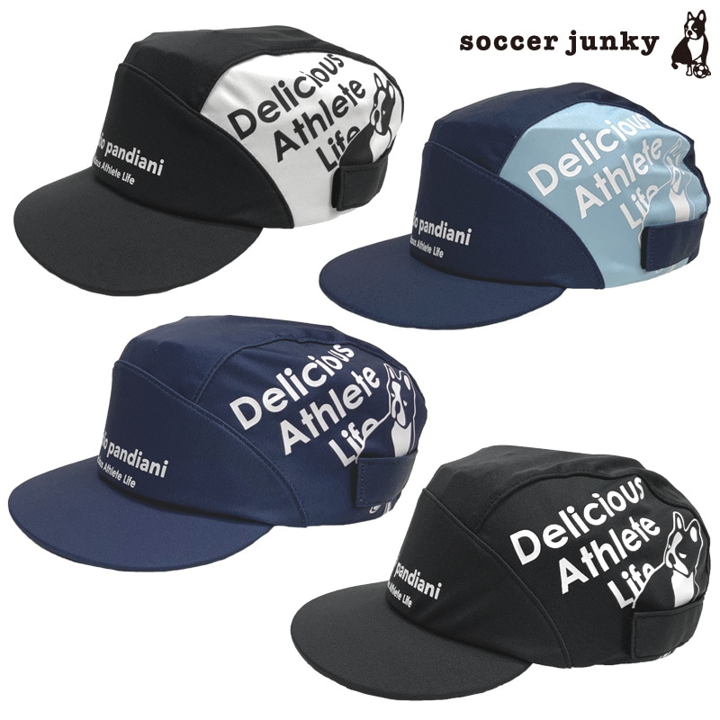 1回使用美品　サッカージャンキー 140 セット キャップ サッカージャンキー/soccer junky ジュニアキャップ/わんぱくクン+1