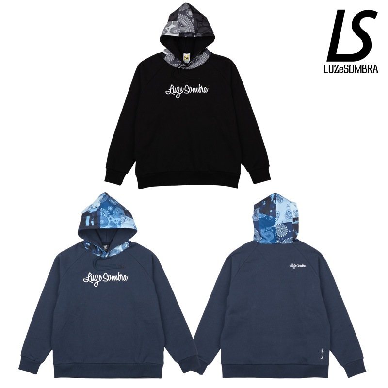 LUZ e SOMBRA ルースイソンブラ ペイズリー柄 切替ジップ パーカー