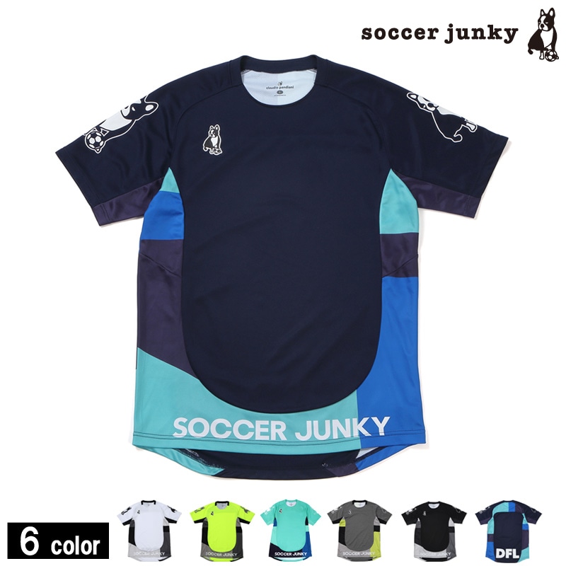 サッカージャンキー/soccer junky プラクティスシャツ/THUNDER STORM+1