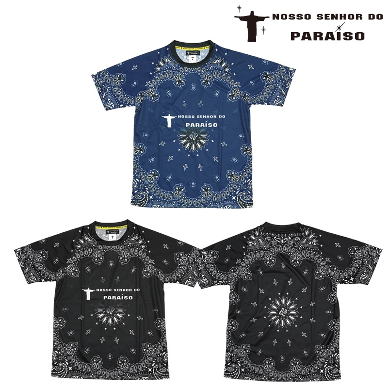 �Υå����˥硼��ɥѥ饤����/NOSSO SENHOR DO PARAISO �ץ饯�ƥ��������/Bandana Logo Game Shirts��NP-00-624��