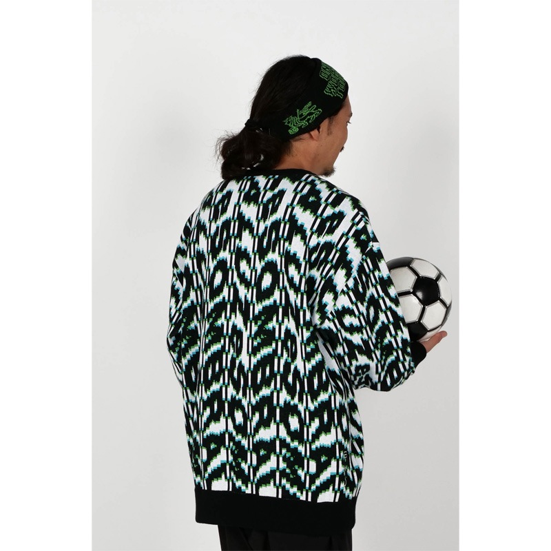 �롼��������֥�/LUZ e SOMBRA �˥åȥȥåץ�/AFRO-DIGI  JACQUARD CREW KNIT��O1222300��