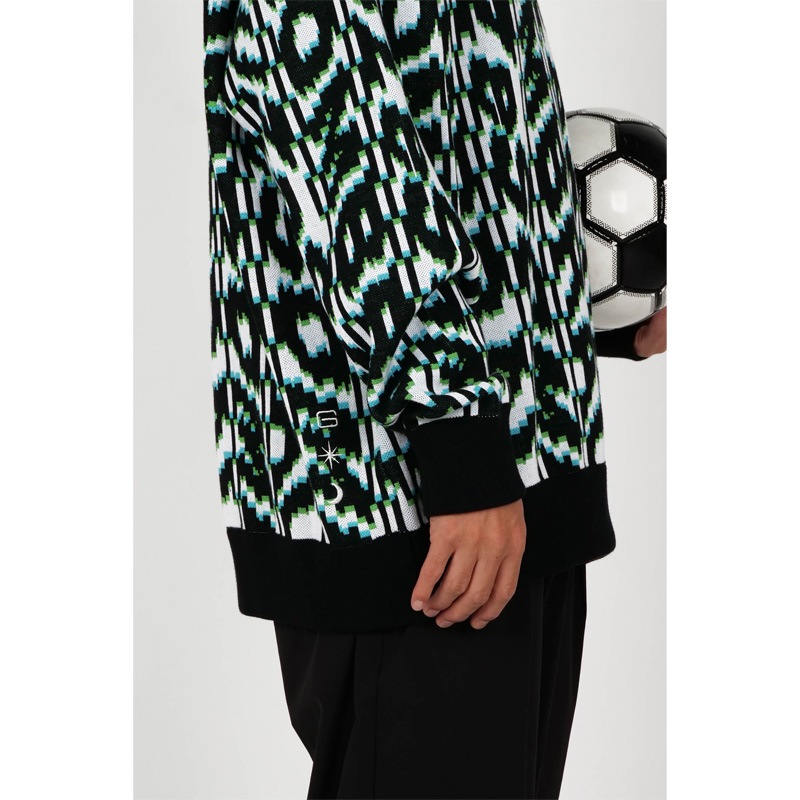 �롼��������֥�/LUZ e SOMBRA �˥åȥȥåץ�/AFRO-DIGI  JACQUARD CREW KNIT��O1222300��