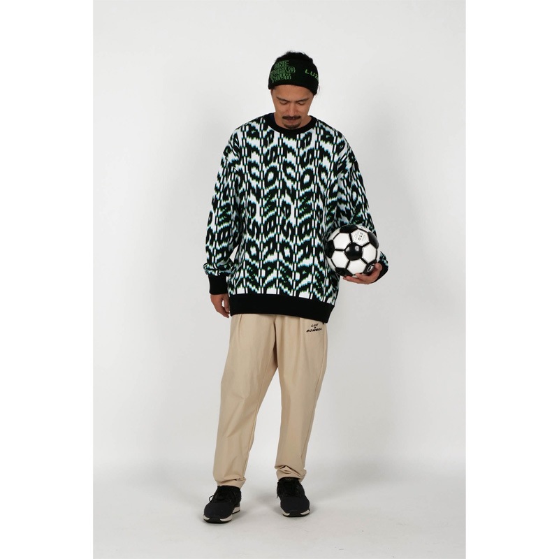 �롼��������֥�/LUZ e SOMBRA �˥åȥȥåץ�/AFRO-DIGI  JACQUARD CREW KNIT��O1222300��