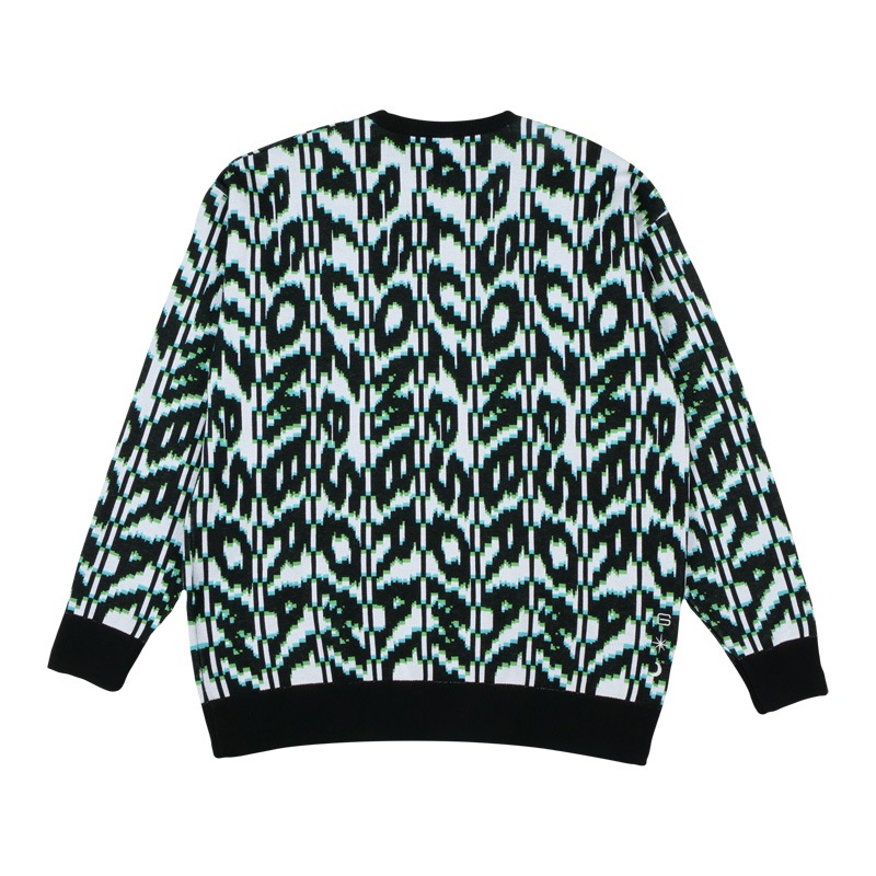 �롼��������֥�/LUZ e SOMBRA �˥åȥȥåץ�/AFRO-DIGI  JACQUARD CREW KNIT��O1222300��