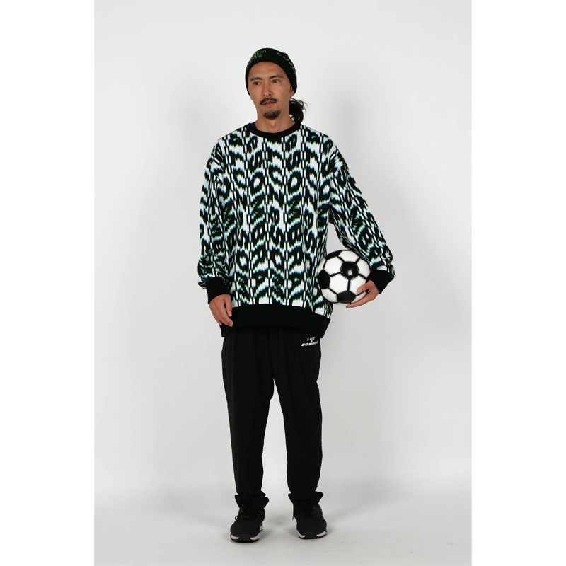 �롼��������֥�/LUZ e SOMBRA �˥åȥȥåץ�/AFRO-DIGI  JACQUARD CREW KNIT��O1222300��