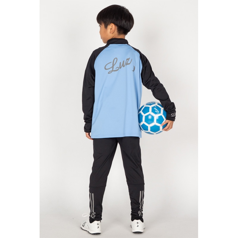 Luz e Sombra ジップアップ裏起毛 L 黒 LUZeSOMBRA/ルースイソンブラ ジャージ 裏起毛トップス LS 2WAY