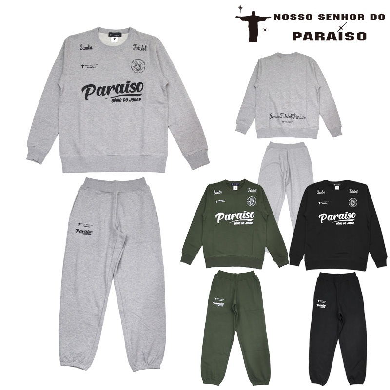 �Υå����˥硼��ɥѥ饤����/NOSSO SENHOR DO PARAISO �������åȾ岼���å�/Futebol Logo SweatSet��NP-00-681��