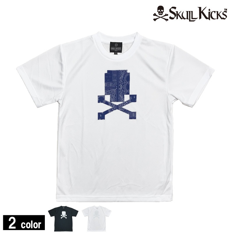�����륭�å���/SKULLKICKS �ץ饯�ƥ��������/BANDANNA SLULL DRY TEE��SK20-004��