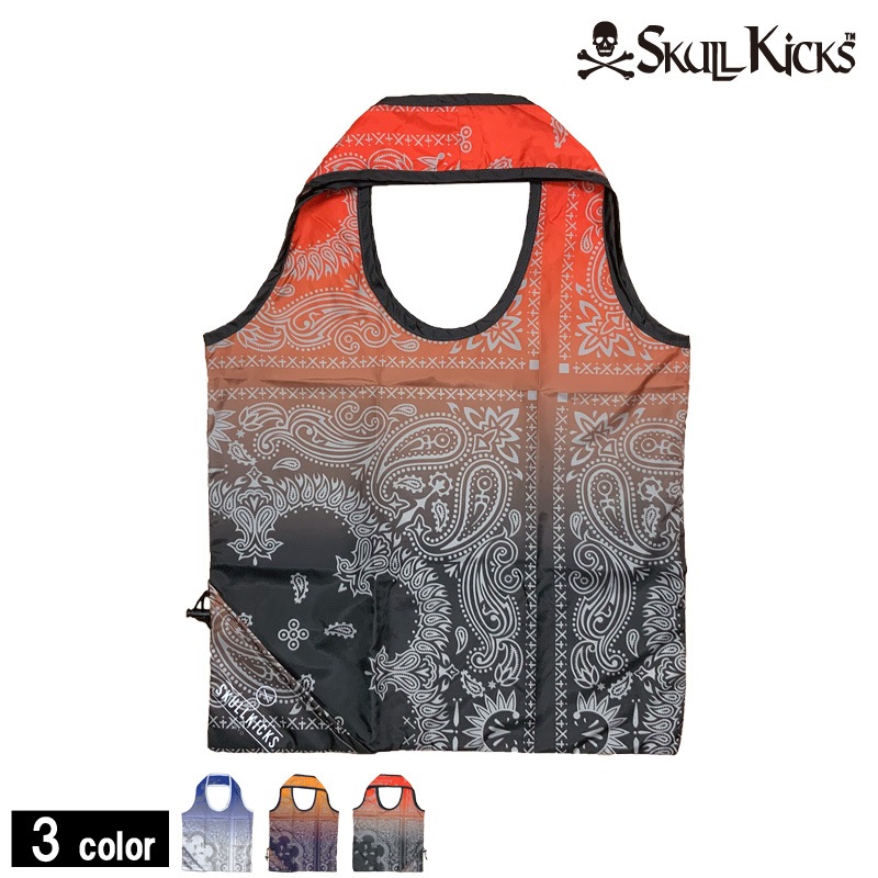 �����륭�å���/SKULLKICKS �����Хå�/BANDANNA ECO BAG��SK20-011��