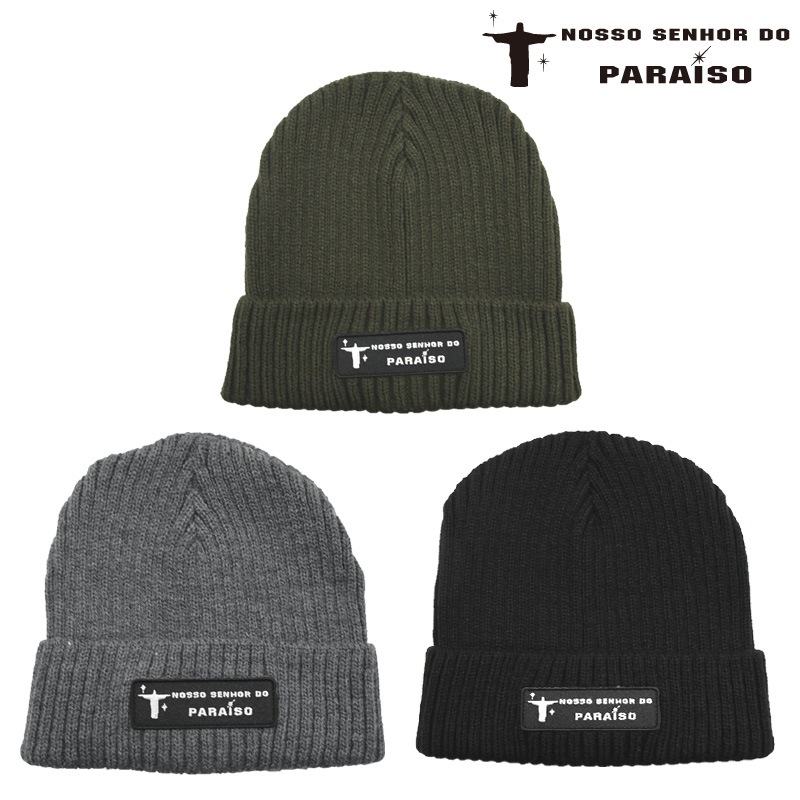 �Υå����˥硼��ɥѥ饤����/NOSSO SENHOR DO PARAISO �˥å�˹/Logo Patch Knit Cap��NP-00-733��