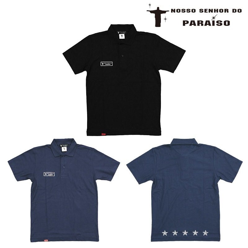 �Υå����˥硼��ɥѥ饤����/NOSSO SENHOR DO PARAISO �ݥ������/Flame Logo Polo-Shirts��NP-00-506��