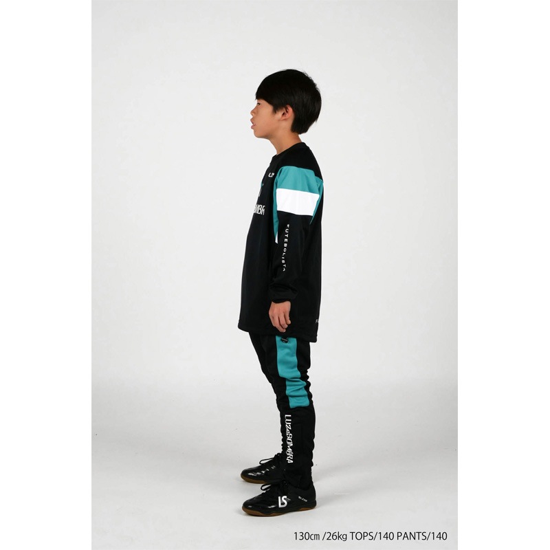 �ʥ����ȥ�åȡ˥롼��������֥�/LUZeSOMBRA ����˥����㡼���岼���å�/Jr PULLOVER LOGO JERSEY SET��L222-004-J��