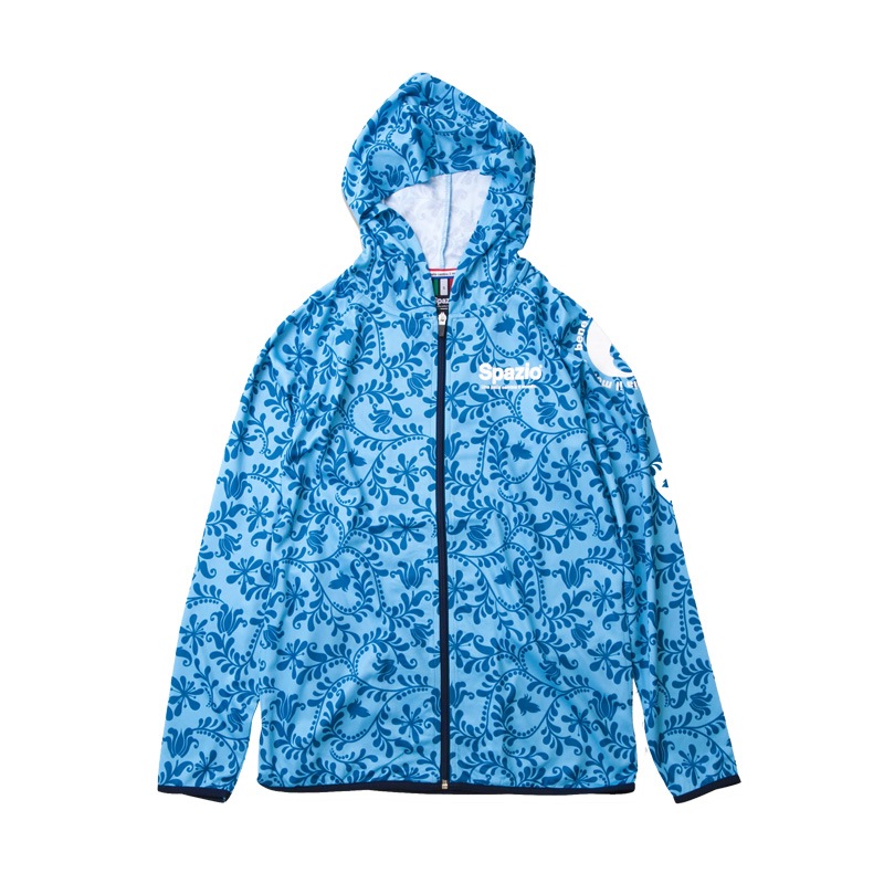 ���ѥåĥ���/Spazio �ץ饯�ƥ����ѡ�����/Flower zip practice shirt ��TP-0472��