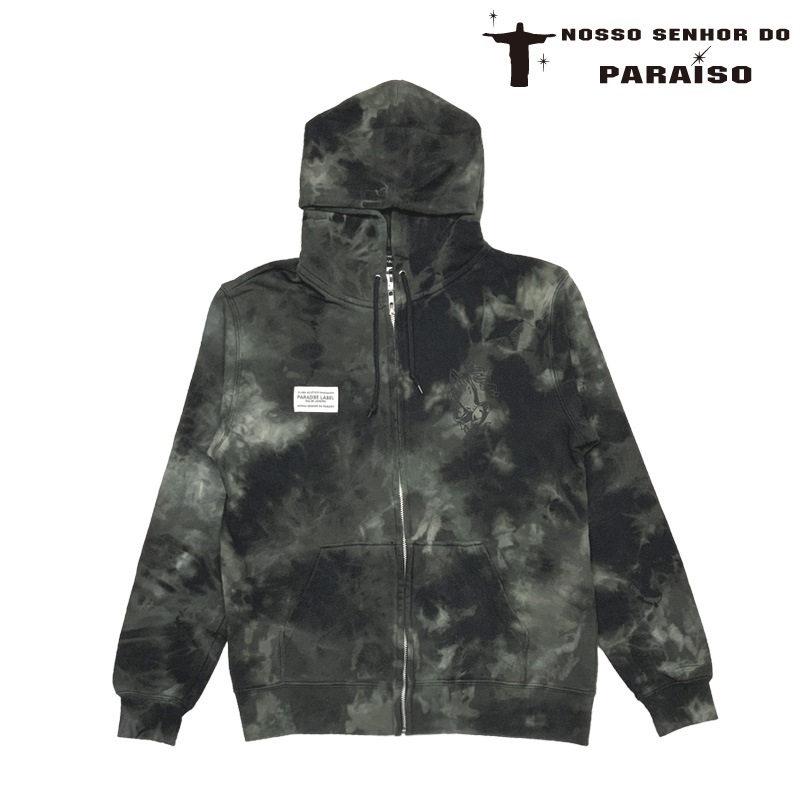 �Υå����˥硼��ɥѥ饤����/NOSSO SENHOR DO PARAISO �ե른�åץ������åȥѡ�����/Logo Tie-Dye Zip Parka��NP-00-606��