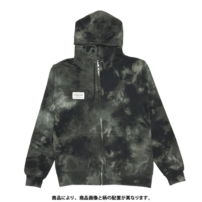 �Υå����˥硼��ɥѥ饤����/NOSSO SENHOR DO PARAISO �ե른�åץ������åȥѡ�����/Logo Tie-Dye Zip Parka��NP-00-606��