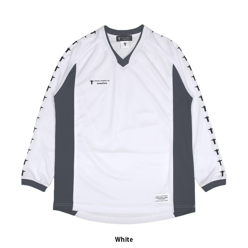 �Υå����˥硼��ɥѥ饤����/NOSSO SENHOR DO PARAISO ���󥰥ץ饯�ƥ��������/Line Logo Long Pra-Shirt��NP-00-724��