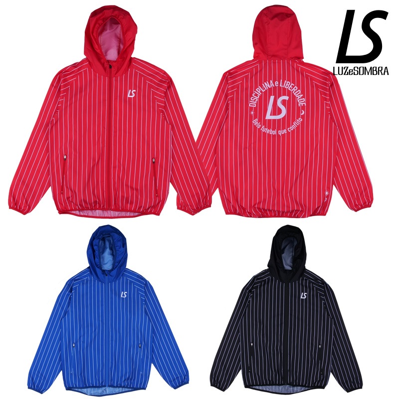 Luz e Sombra レッド ピステ セット Lサイズ ルースイソンブラ/LUZ e SOMBRA ピステパーカー/STRIPE CONFLITO