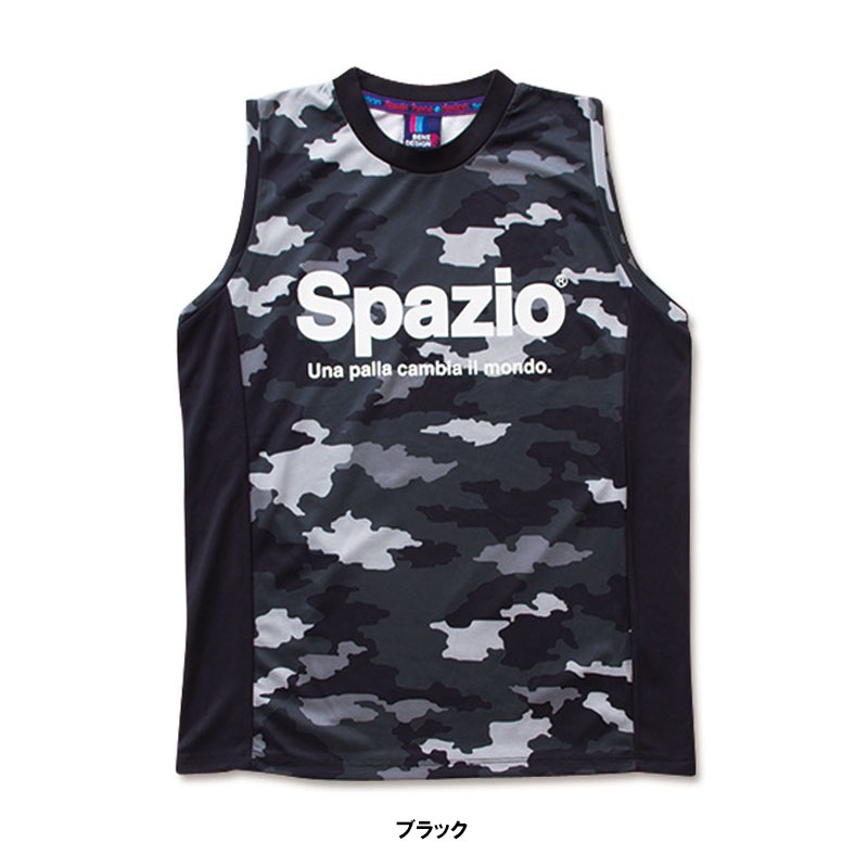 Spazio/���ѥåĥ��� camuffamento no sleeve shirt/����˥��Ρ����꡼�֥ץ饷��ġ�GE-0384��