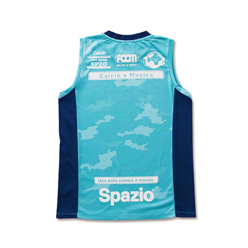 Spazio/���ѥåĥ��� camuffamento no sleeve shirt/����˥��Ρ����꡼�֥ץ饷��ġ�GE-0384��