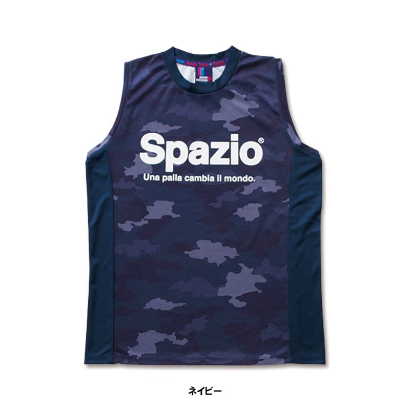 Spazio/���ѥåĥ��� camuffamento no sleeve shirt/����˥��Ρ����꡼�֥ץ饷��ġ�GE-0384��