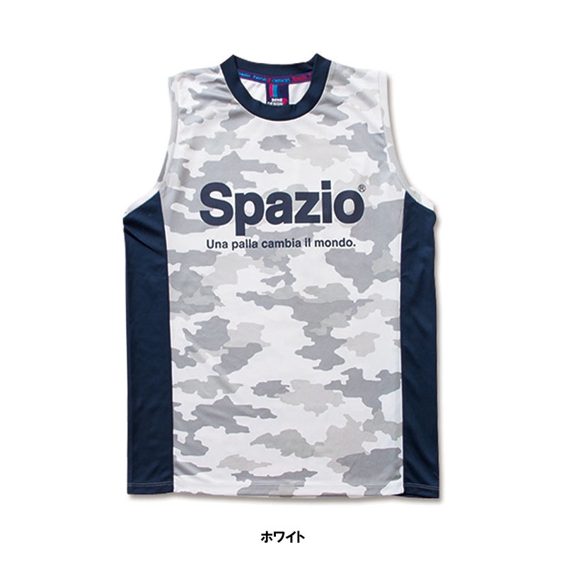 Spazio/���ѥåĥ��� camuffamento no sleeve shirt/����˥��Ρ����꡼�֥ץ饷��ġ�GE-0384��