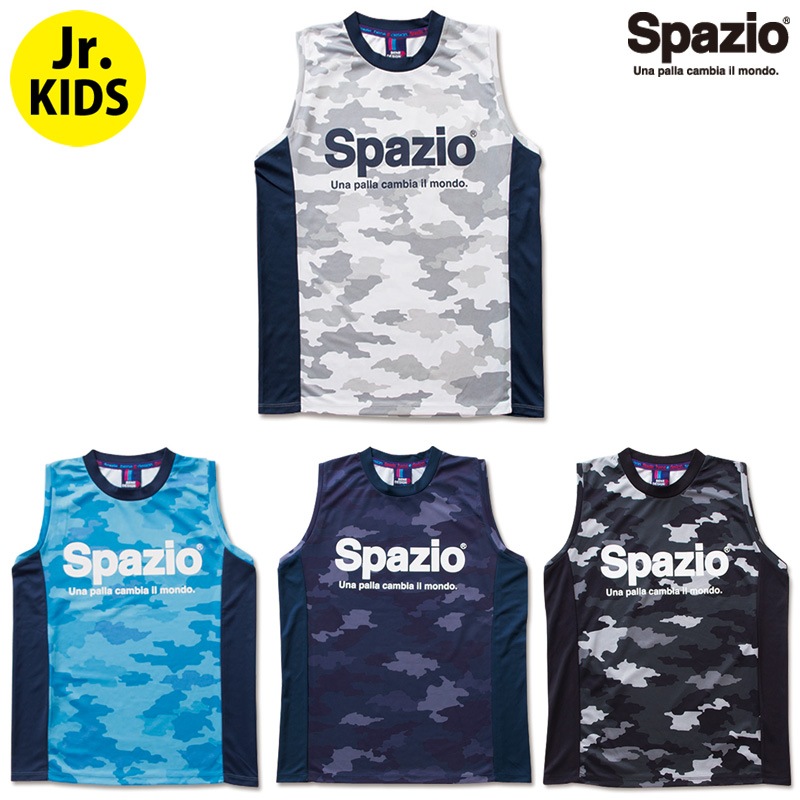 Spazio/���ѥåĥ��� camuffamento no sleeve shirt/����˥��Ρ����꡼�֥ץ饷��ġ�GE-0384��