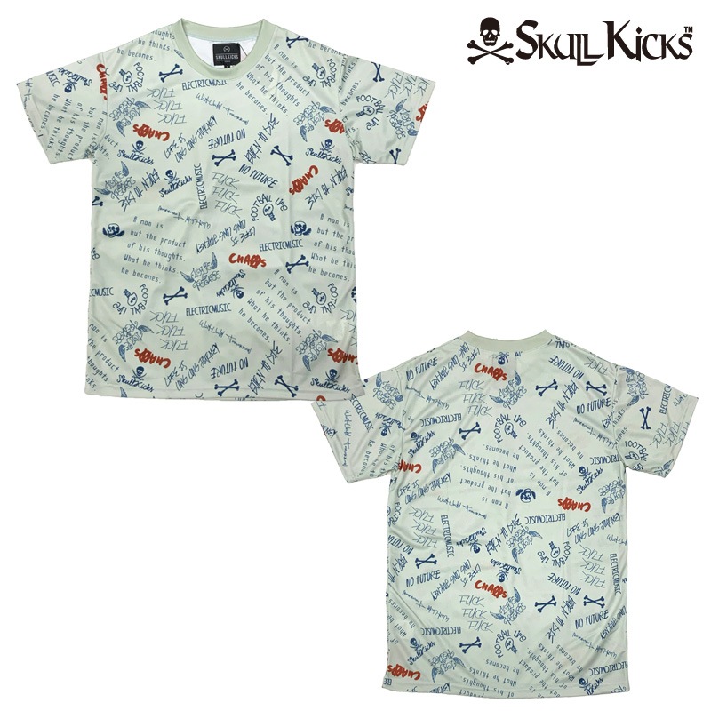 SKULLKICKS/륭å MESSAGE GAME SHIRTS/ץ饷ġSK16SS024
